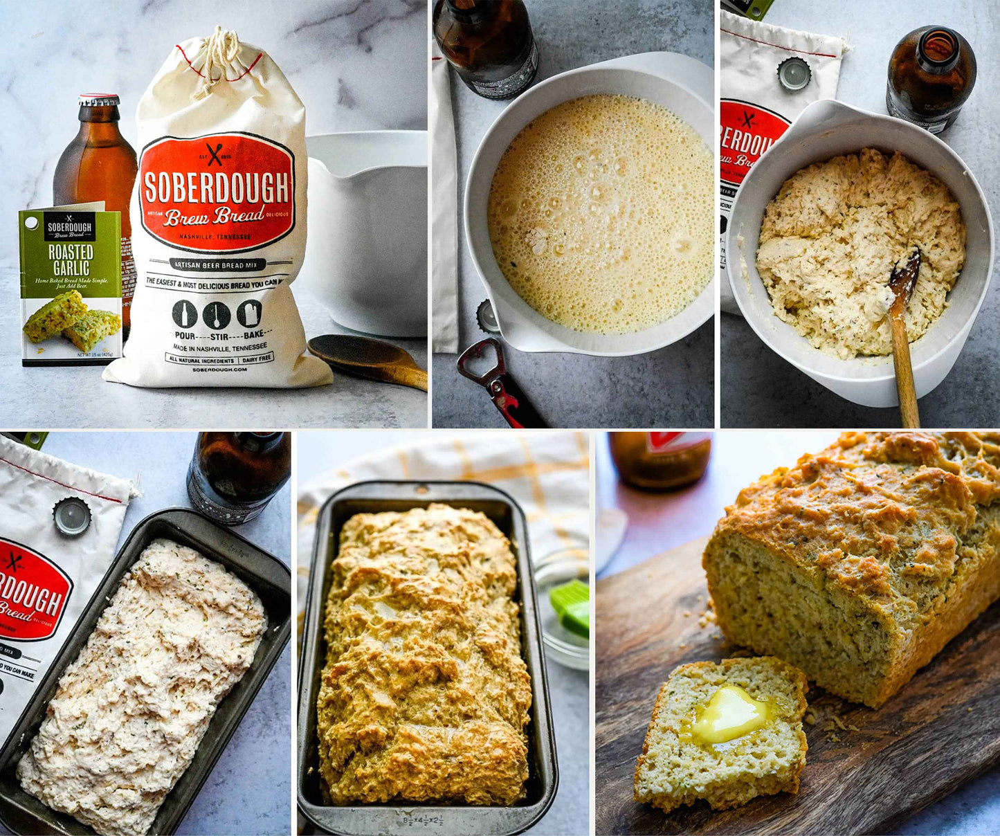 Texas Beer Bread - Lemon Poppy Seed