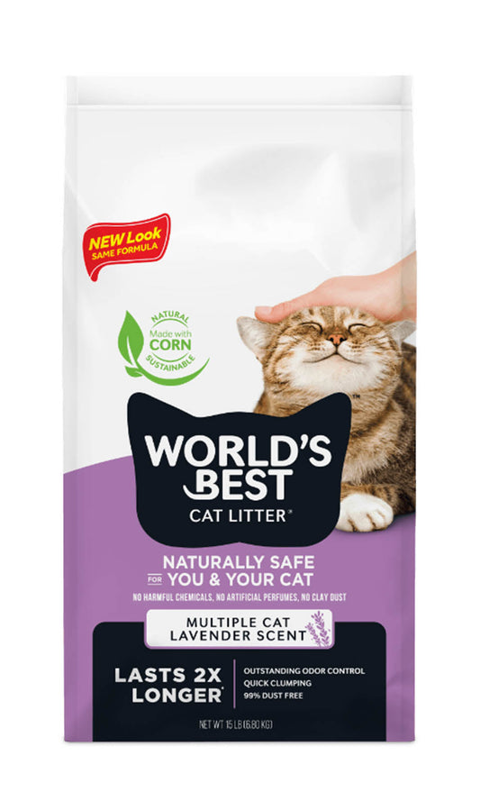World's Best Cat Litter Multi Cat Lavender (28 lb)