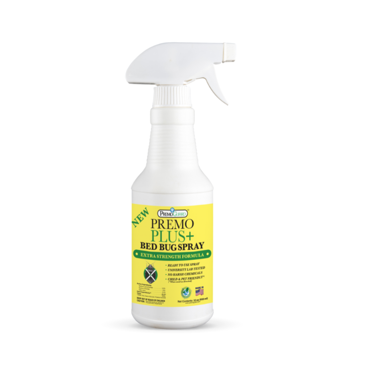 Bed Bug Plus Spray | Natural & Non-Toxic | Premo Guard