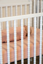 100% Organic Cotton Gauze Muslin Crib Sheet