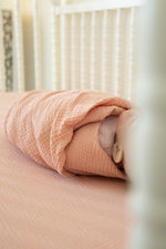 100% Organic Cotton Gauze Muslin Crib Sheet