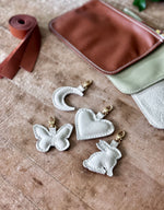 Leather Bunny Charm