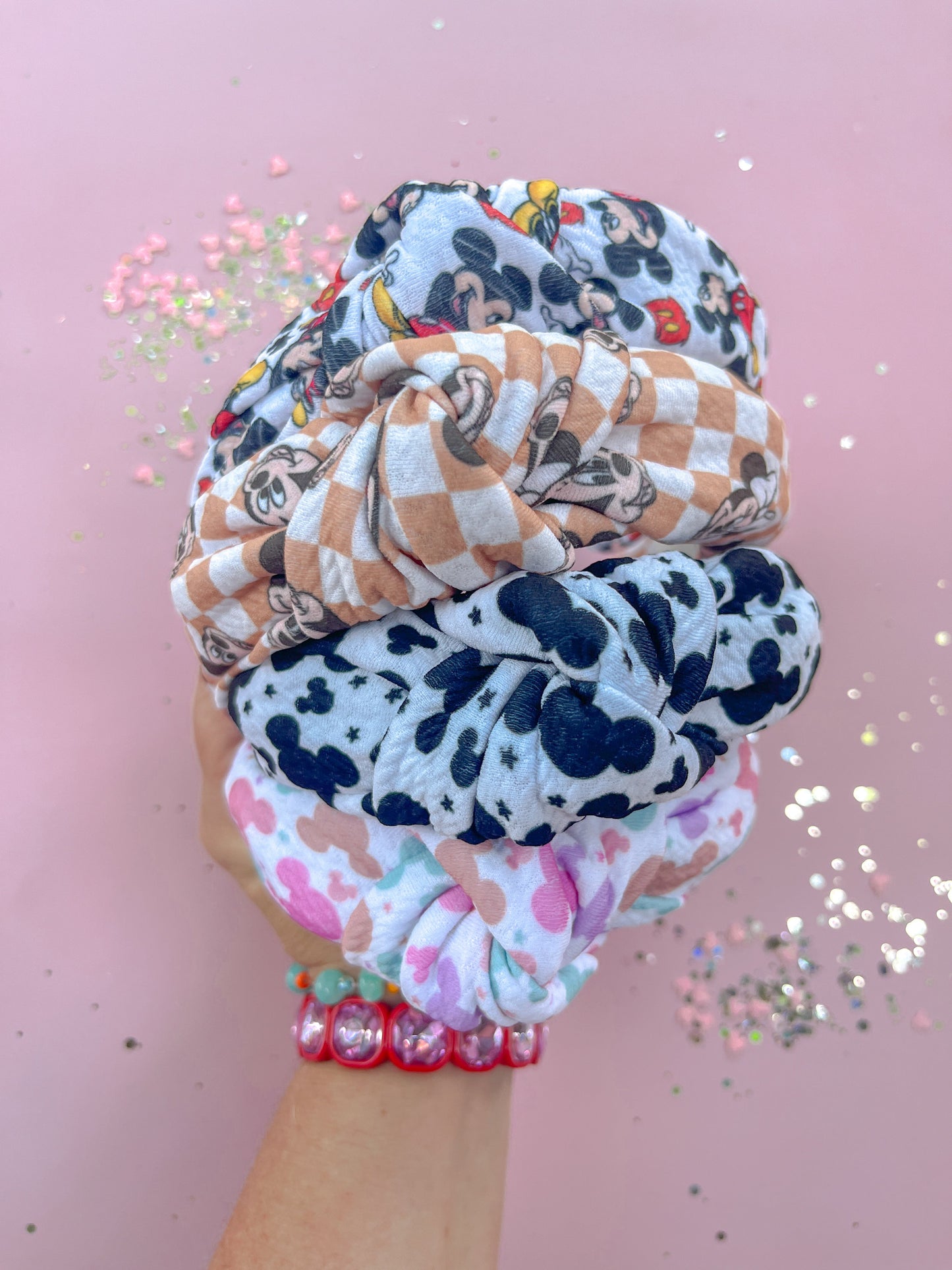 Mouse Head Knotted Headband