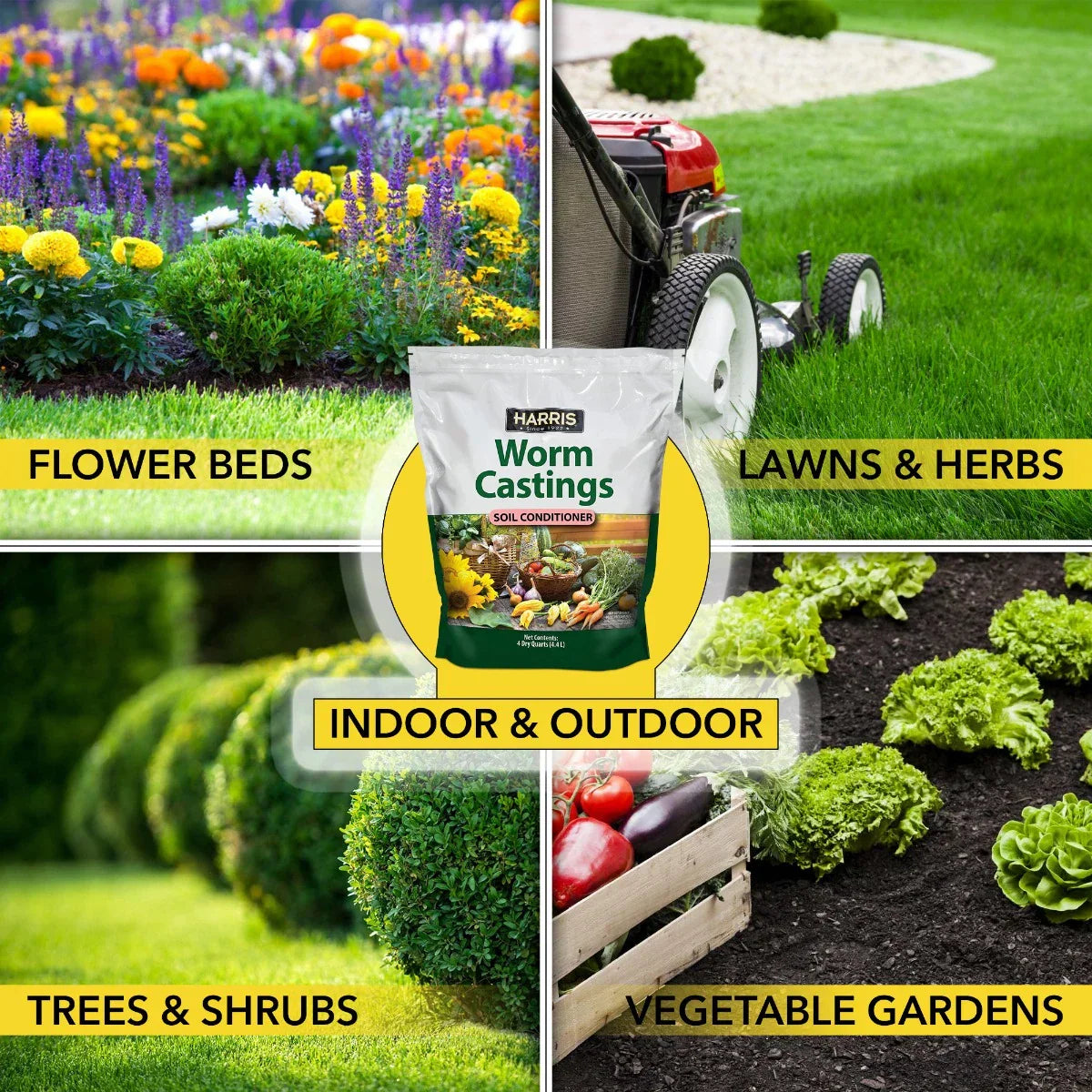 Harris Worm Castings Soil Conditioner (4qt)