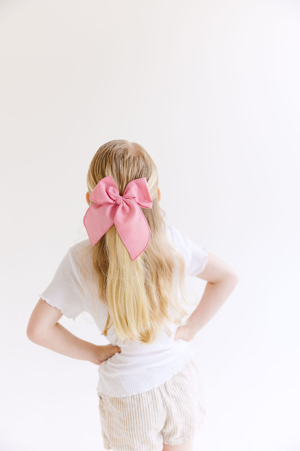 Purple Solid Oversized Bow