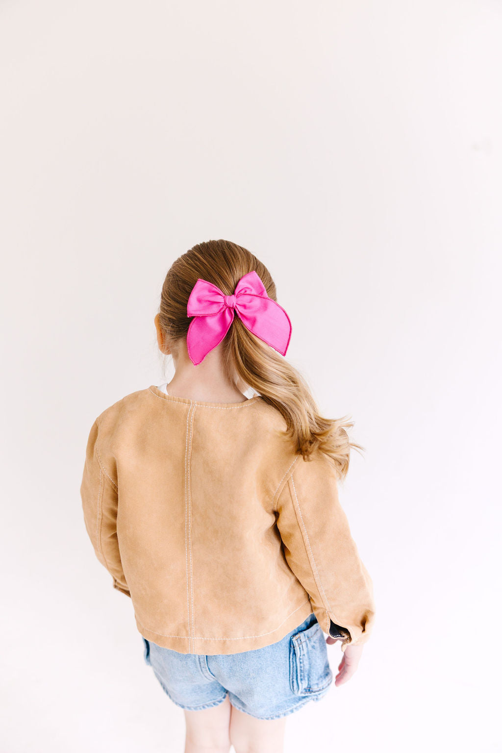 Pink Solid Medium Bow