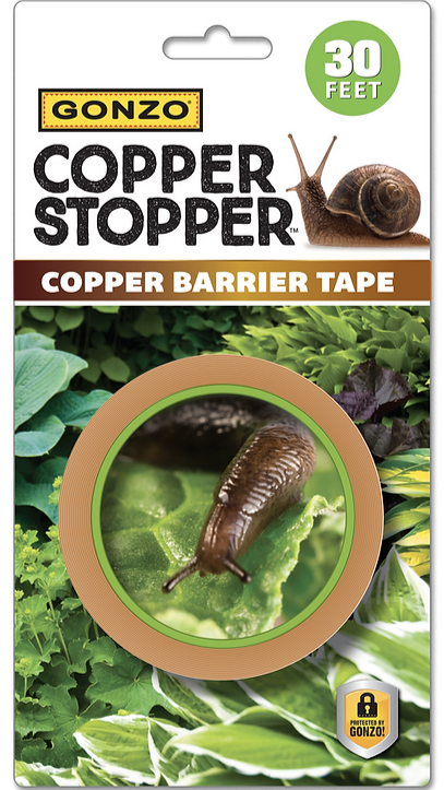 GONZO® 9000 Copper Stopper™ Slug & Snail Barrier Tape - 30ft