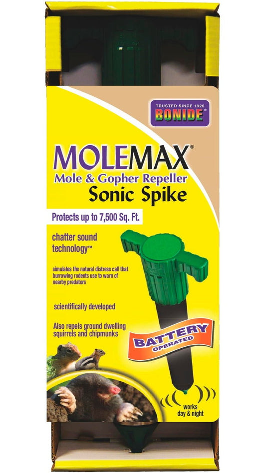 BONIDE Molemax Sonic Spike Mole & Gopher Repellant