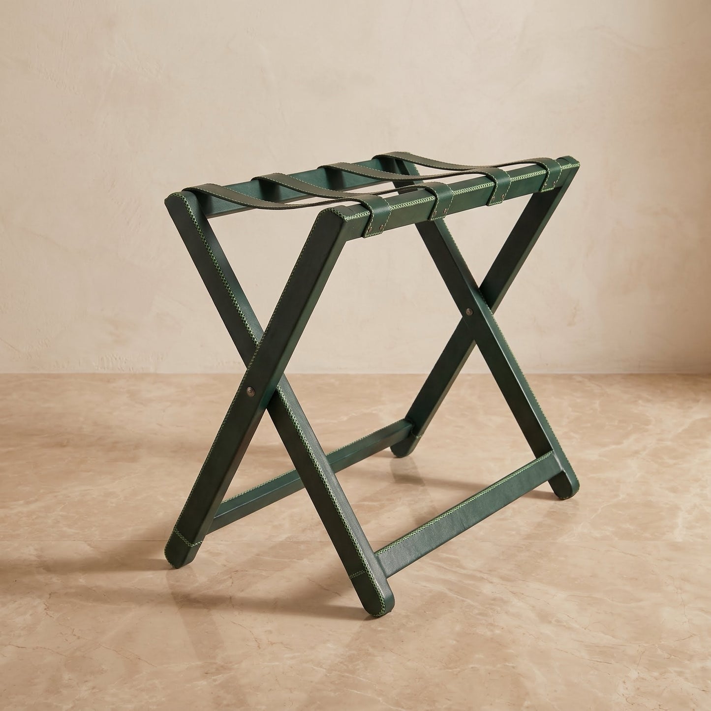 Maleta | Leather Luggage Rack