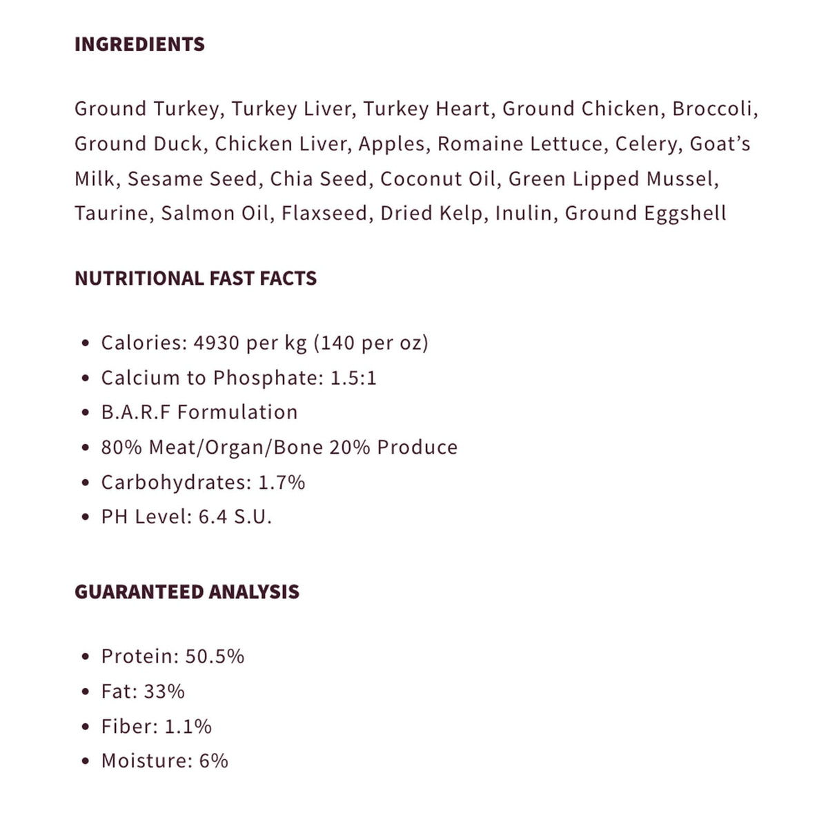 Steve's Real Food Freeze Dried Raw Nuggets Turducken