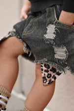 Girls Leopard Shorts