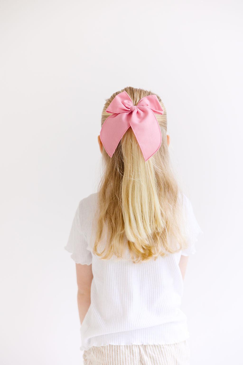 Purple Solid Oversized Bow