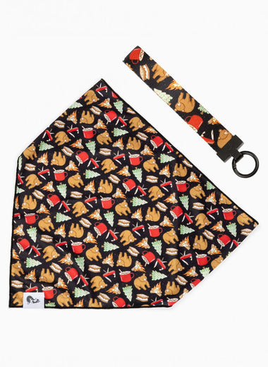 Woodland Tales Dog Bandana & Matching Keychain