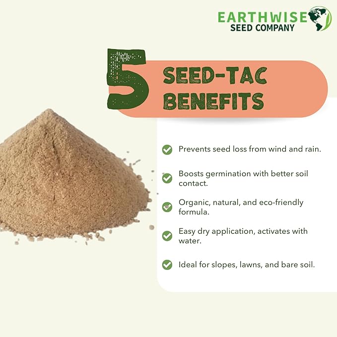Seed-Tac™: Premium Organic Tackifier (Glue) - Helps New Seed Succeed™