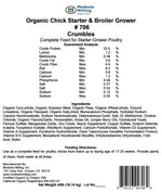 Modesto Milling Chick Starter and Grower Crumbles - 702, 6025