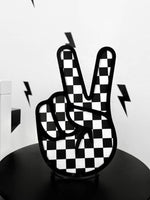 Checkered peace | wall sign