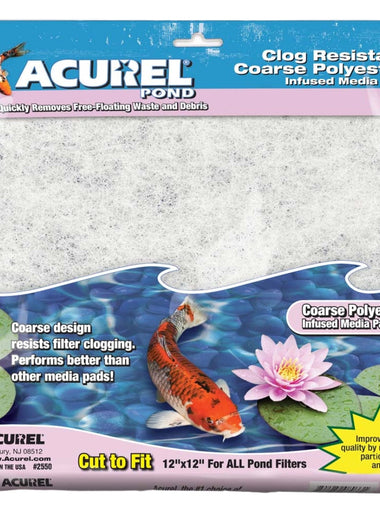 Acurel Coarse Polyester Media Pad 1ea/12 In X 12 in