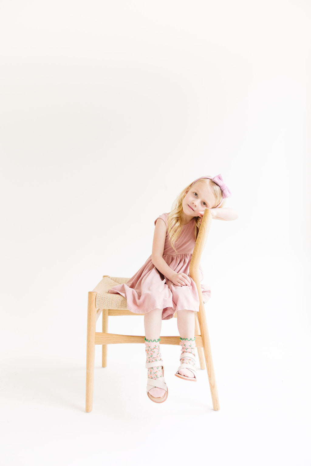 Purple Bow Headband