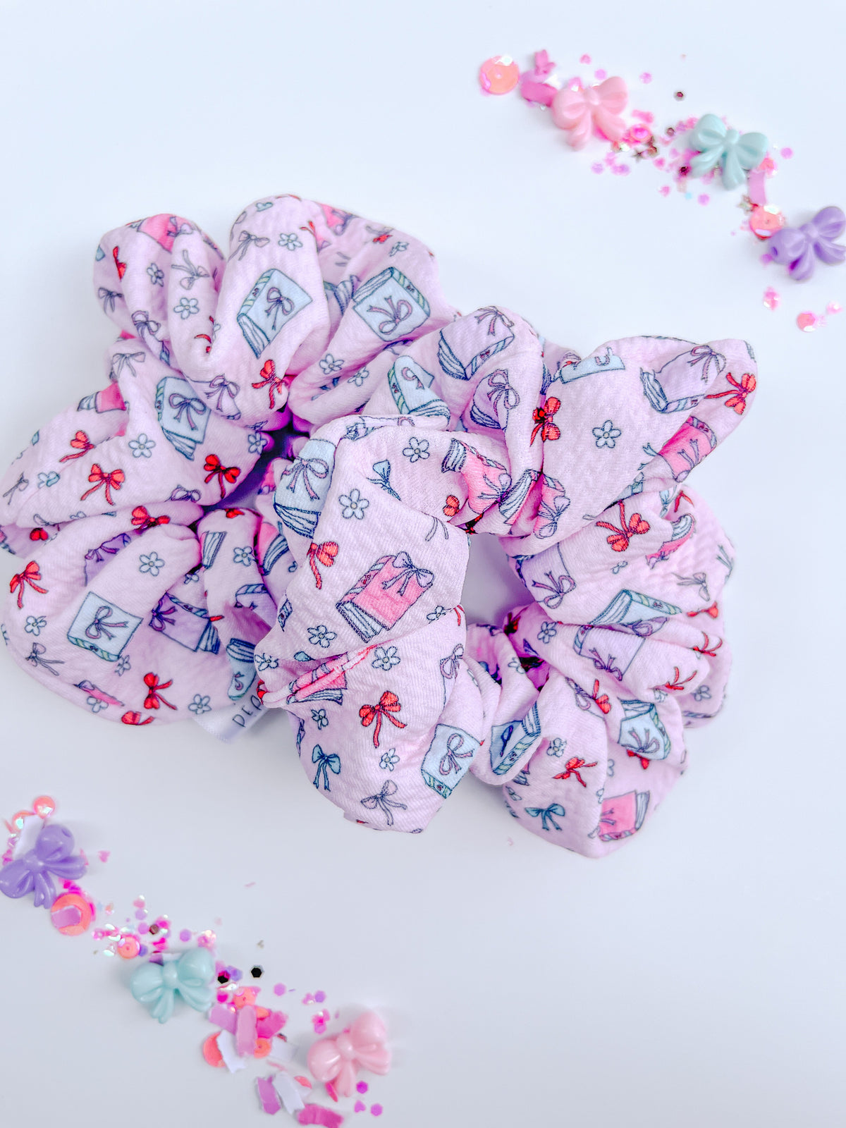 Books & Bows Scrunchy