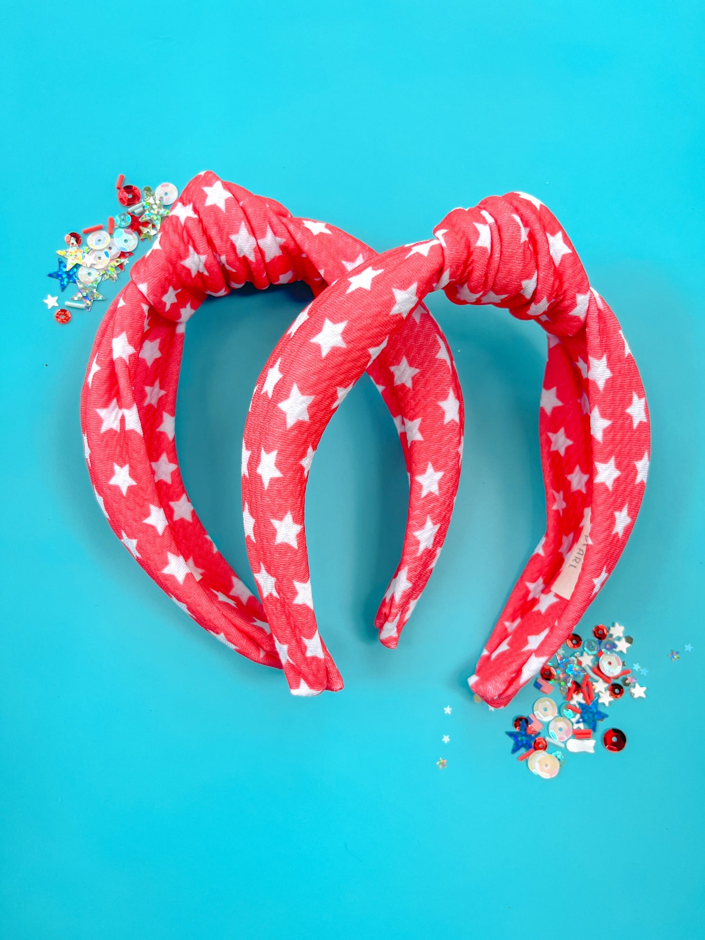 Red Star Knotted Headband