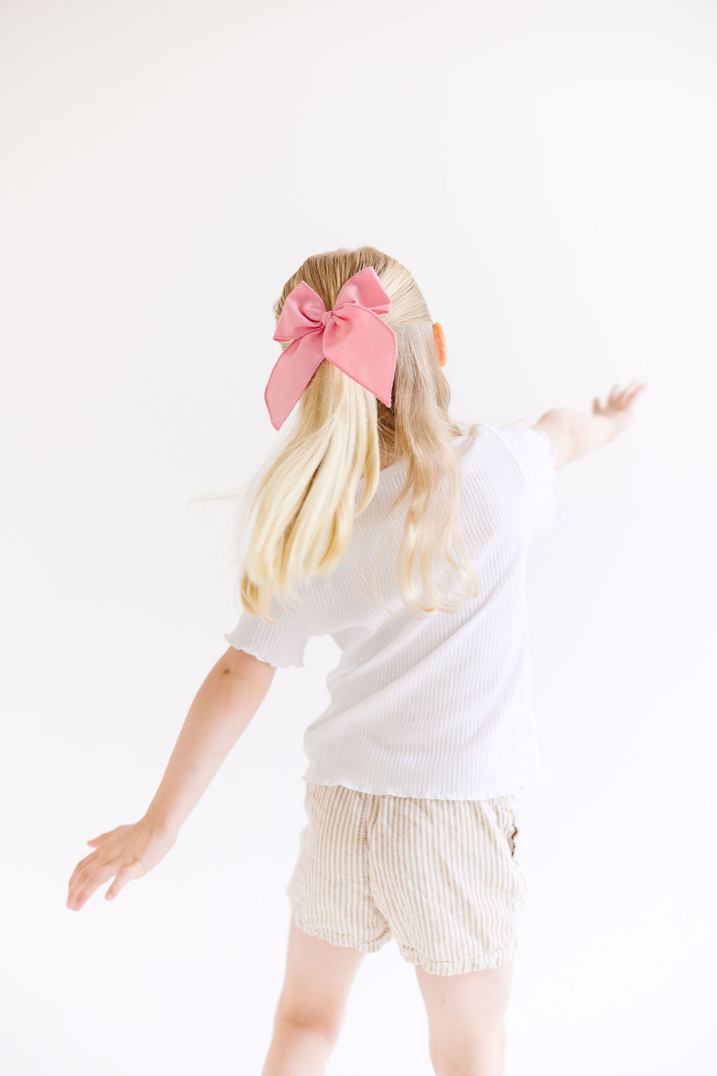 Black Solid Oversized Bow