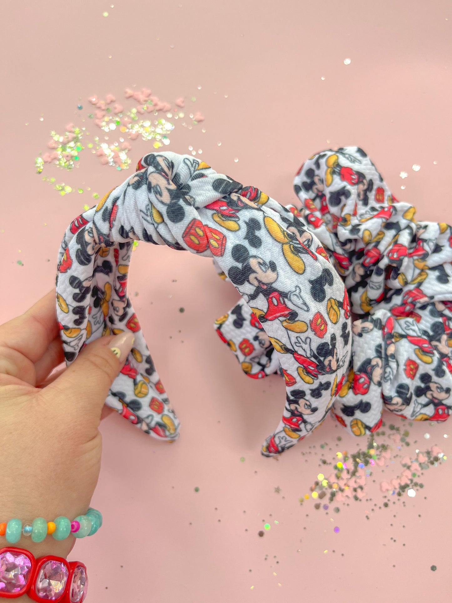 Mouse Head Knotted Headband
