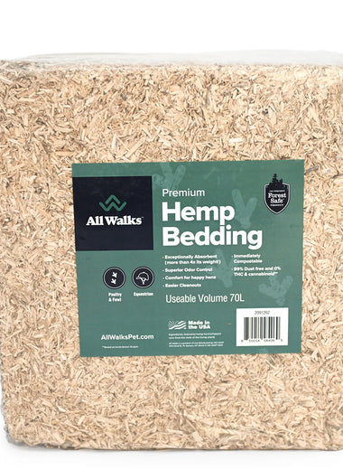 All Walks Hemp Bedding (15#) (70L)