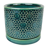 Amelia Cylinder with Attached Saucer - 5" x 4.25"