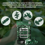 C-BITE Garden Stake Clips - Plant Support Connectors