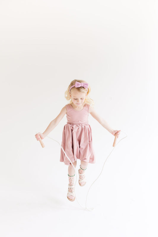 Purple Bow Headband