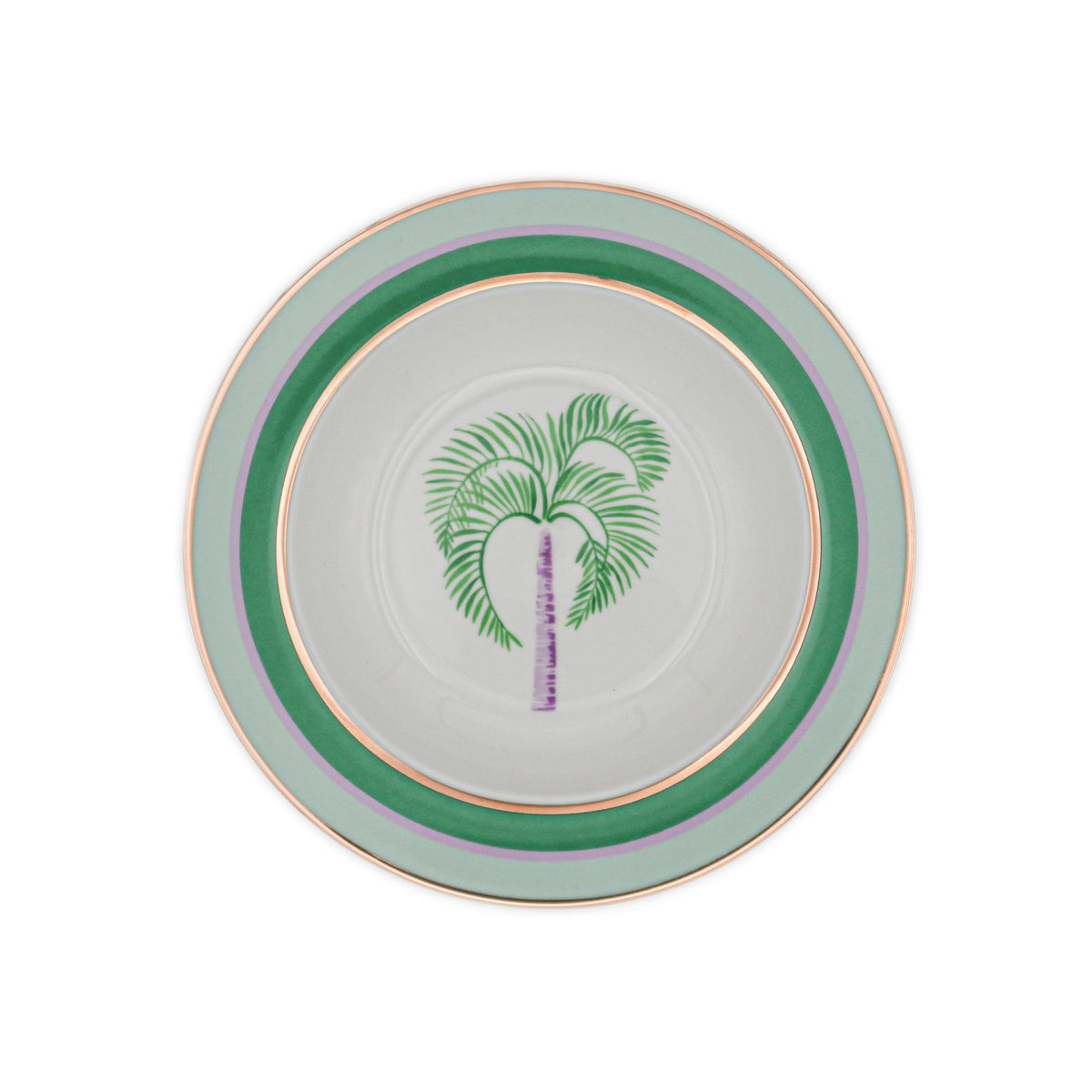 Bernadette Palm Soup Bowl - Set of 4 (+1 Bonus Bowl)
