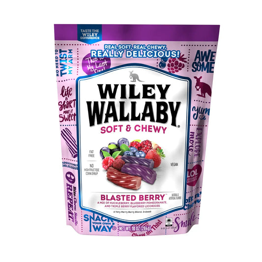 Wiley Wallaby Licorice Berry Blast 10oz