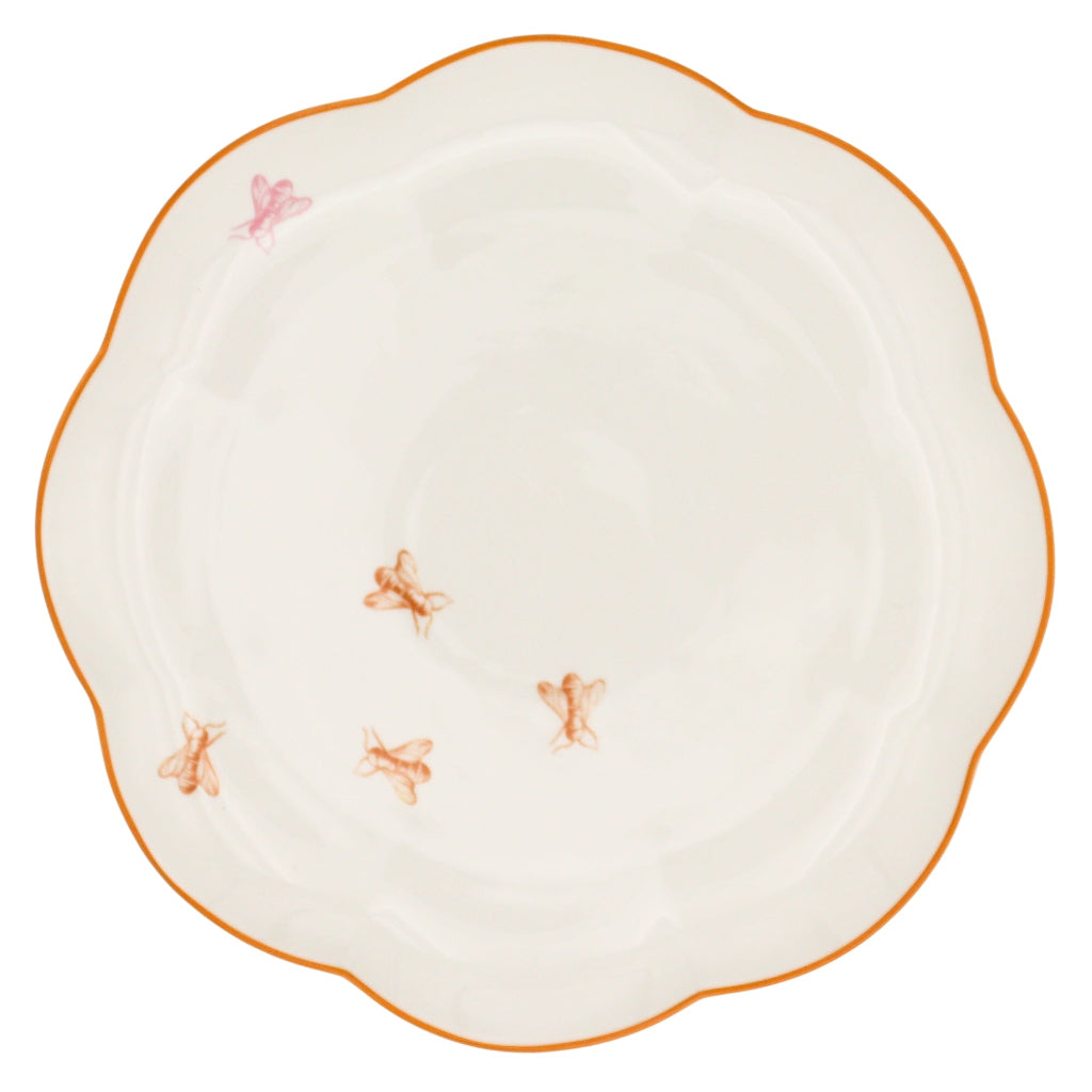 Bumble Voyage Scalloped Dinner Plate - Case of 12 Plates (+3 Bonus Plates)
