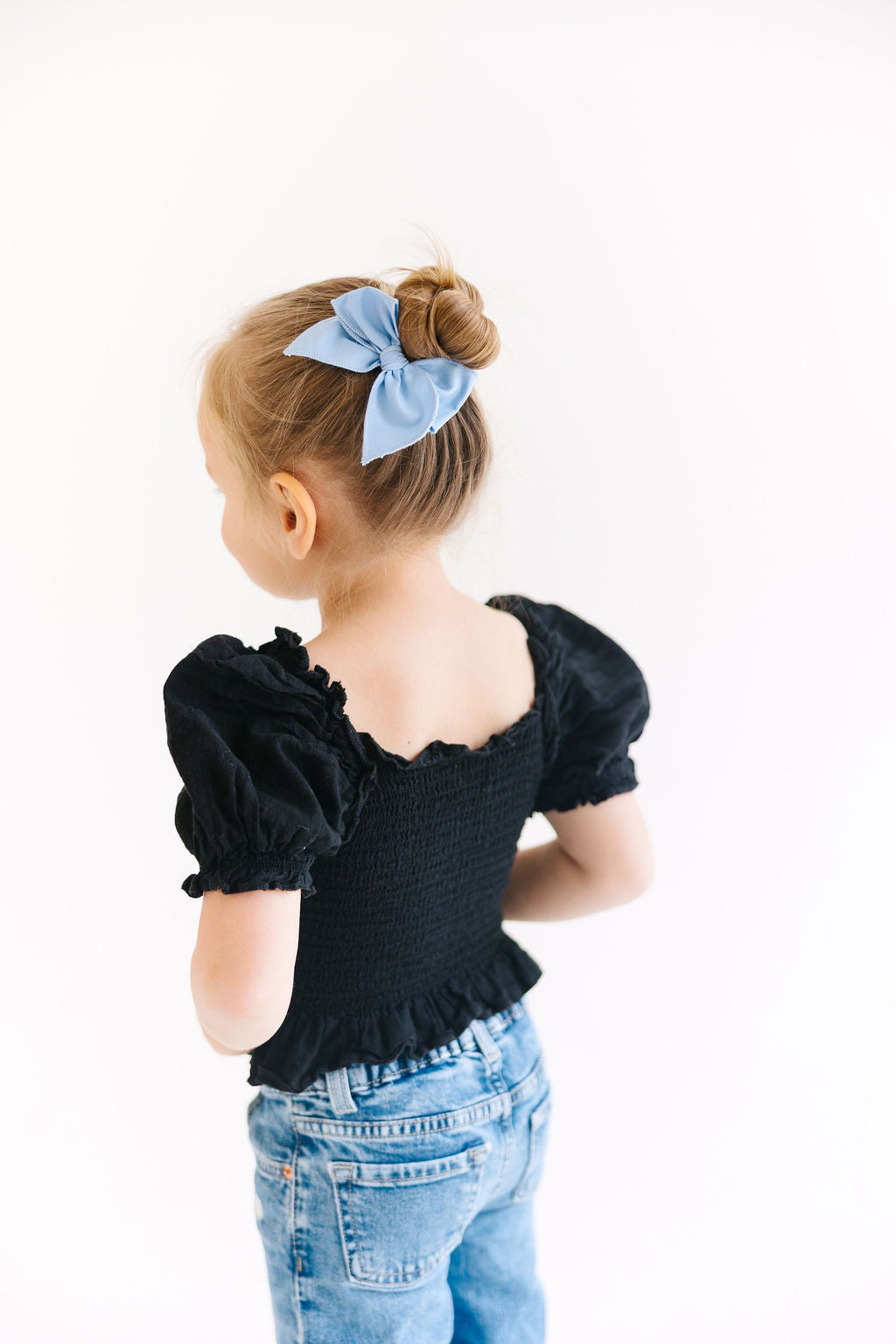 Black Solid Small Bow
