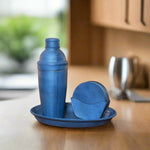 Coctelera | Leather Cocktail Shaker + Jigger