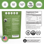PuriVibe Chlorophyll & Lemon Juice Shots - Wellness Shot, Superfood Supplement Powder - Green Juice - Supports Detox & Gut Health
