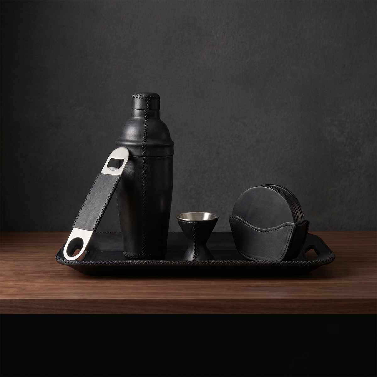 Salud | The All Leather Cocktail Shaker Collection