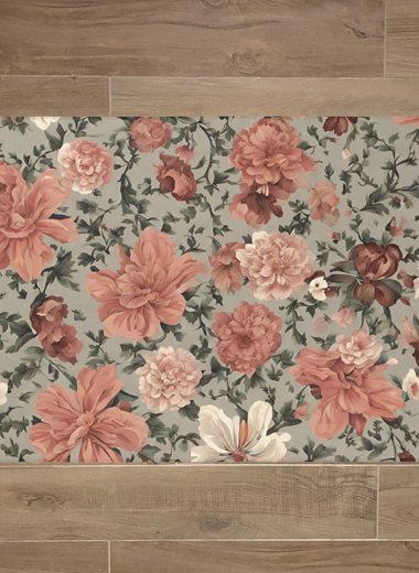Rabbit Mat, Floral