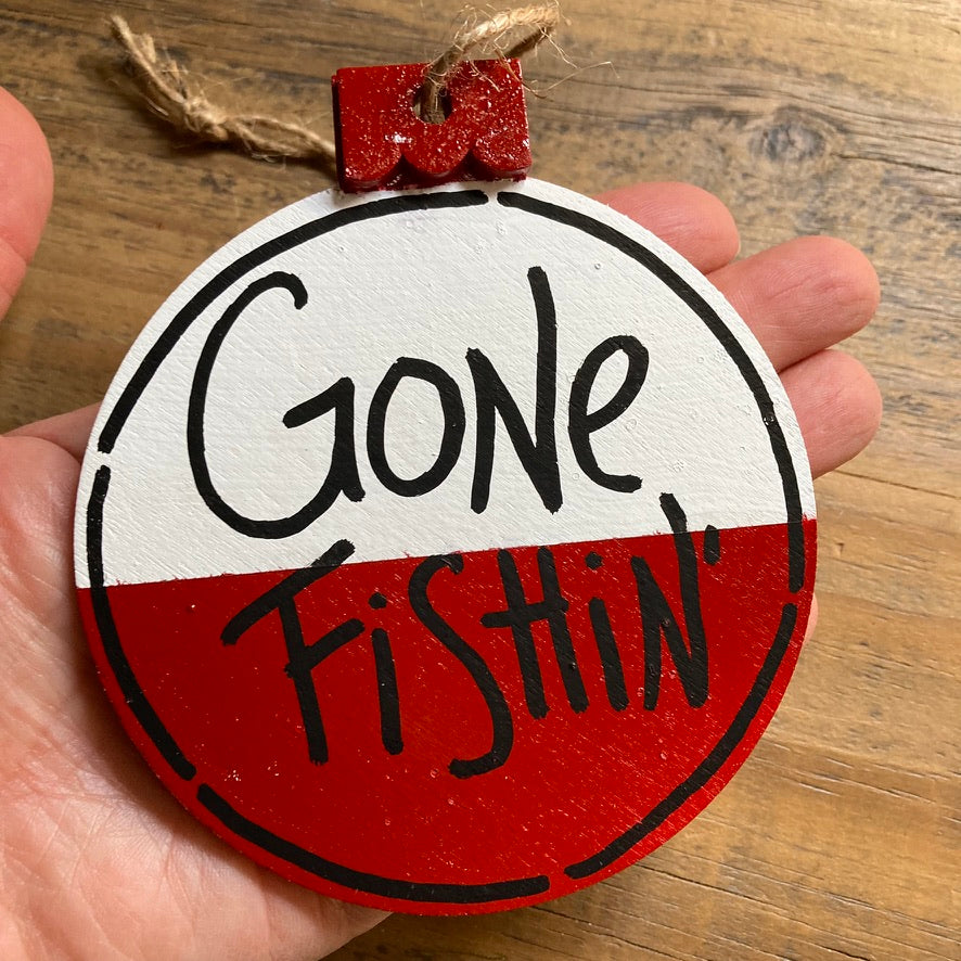 Gone Fishin', Fishing Bobber Christmas Ornament