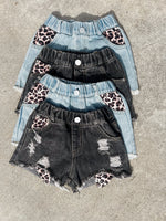 Girls Leopard Shorts