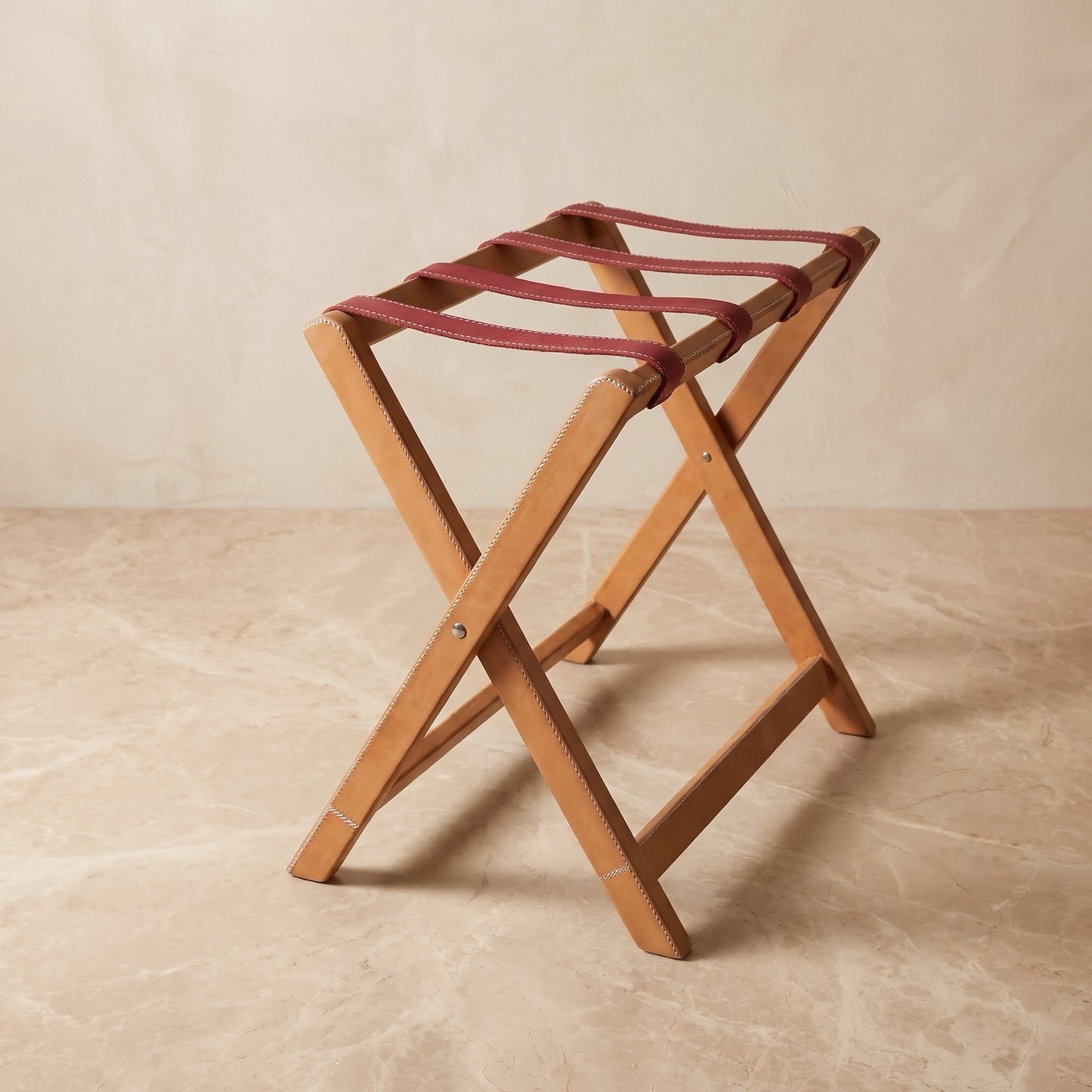 Maleta | Leather Luggage Rack