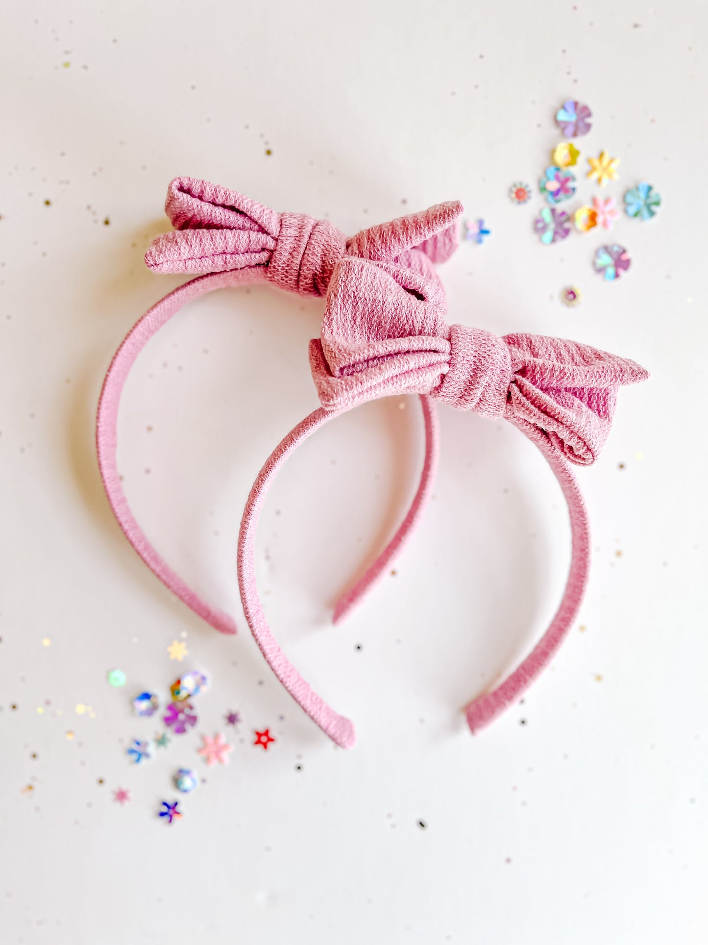 Purple Bow Headband