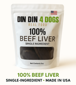 Beef Liver Dog Treats, 5 Ounce Bag, Single Ingredient, High Protein