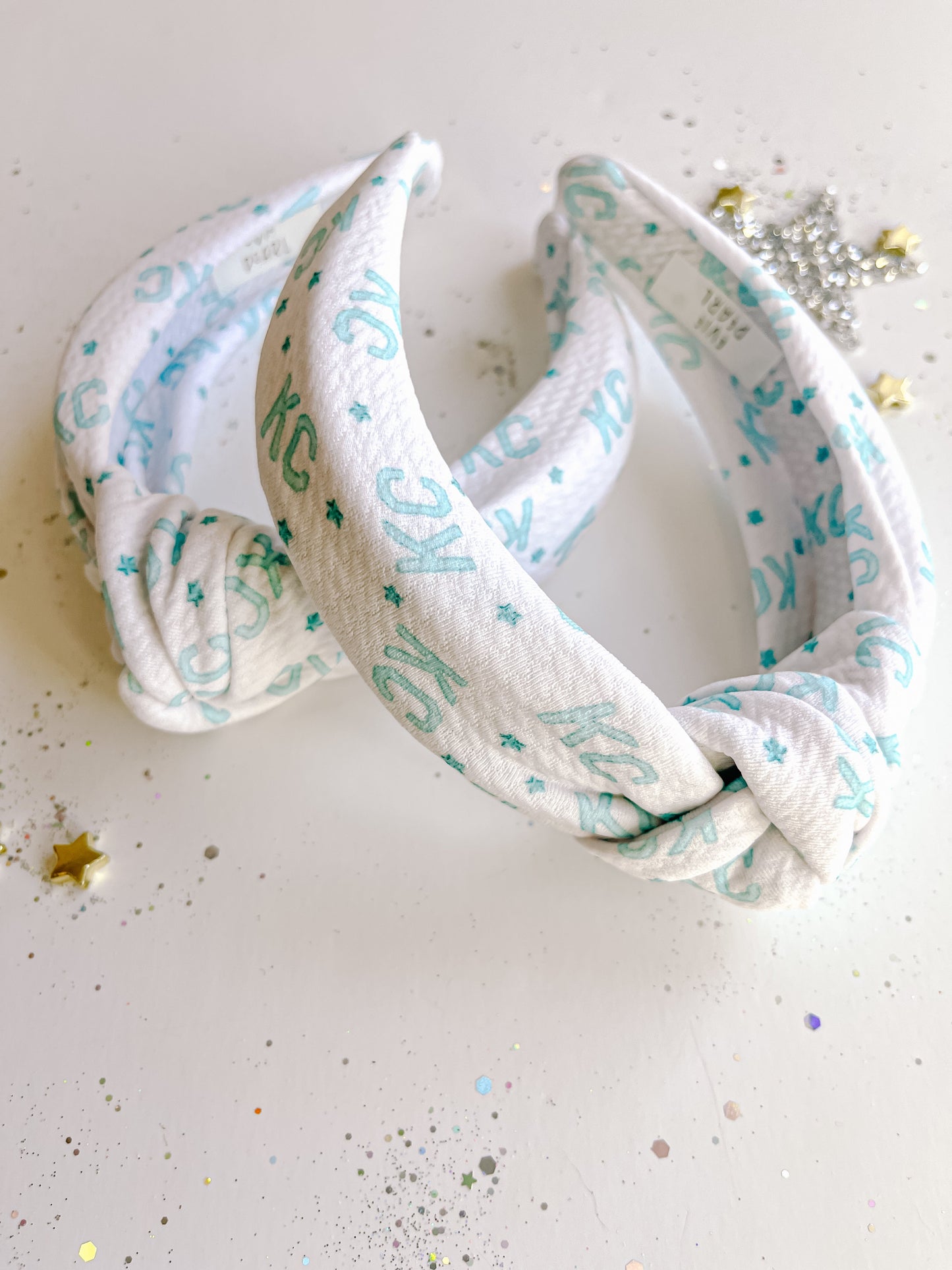 Teal KC Current Knotted Headband
