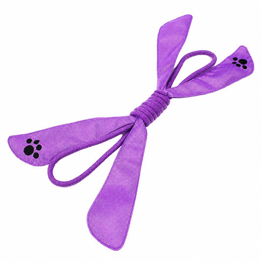 Pet Life ® 'Extreme Bow' Sporty Rope and Squeak Dog Toy