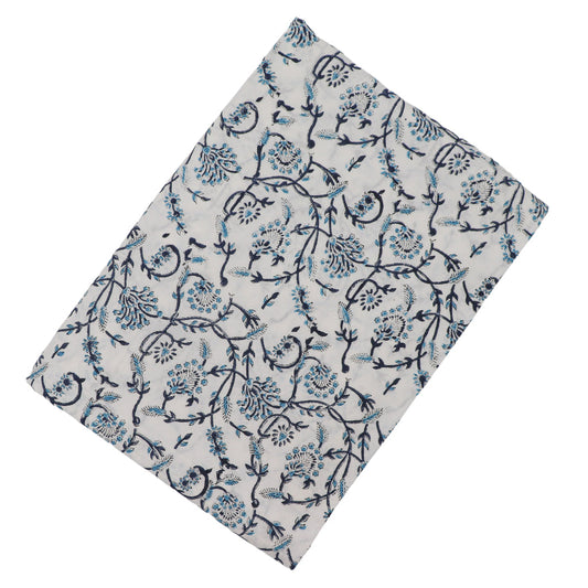 Eleanor Royal Blue Organic Cotton Tablecloth