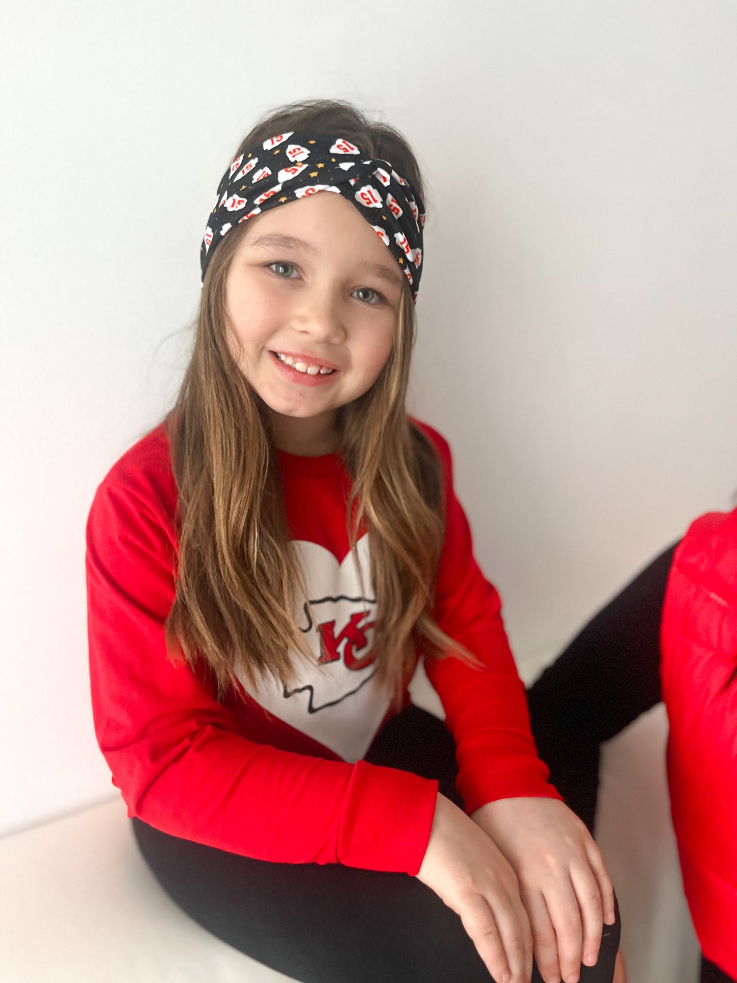 Gray Heart KC Twisted Turban for girls and women
