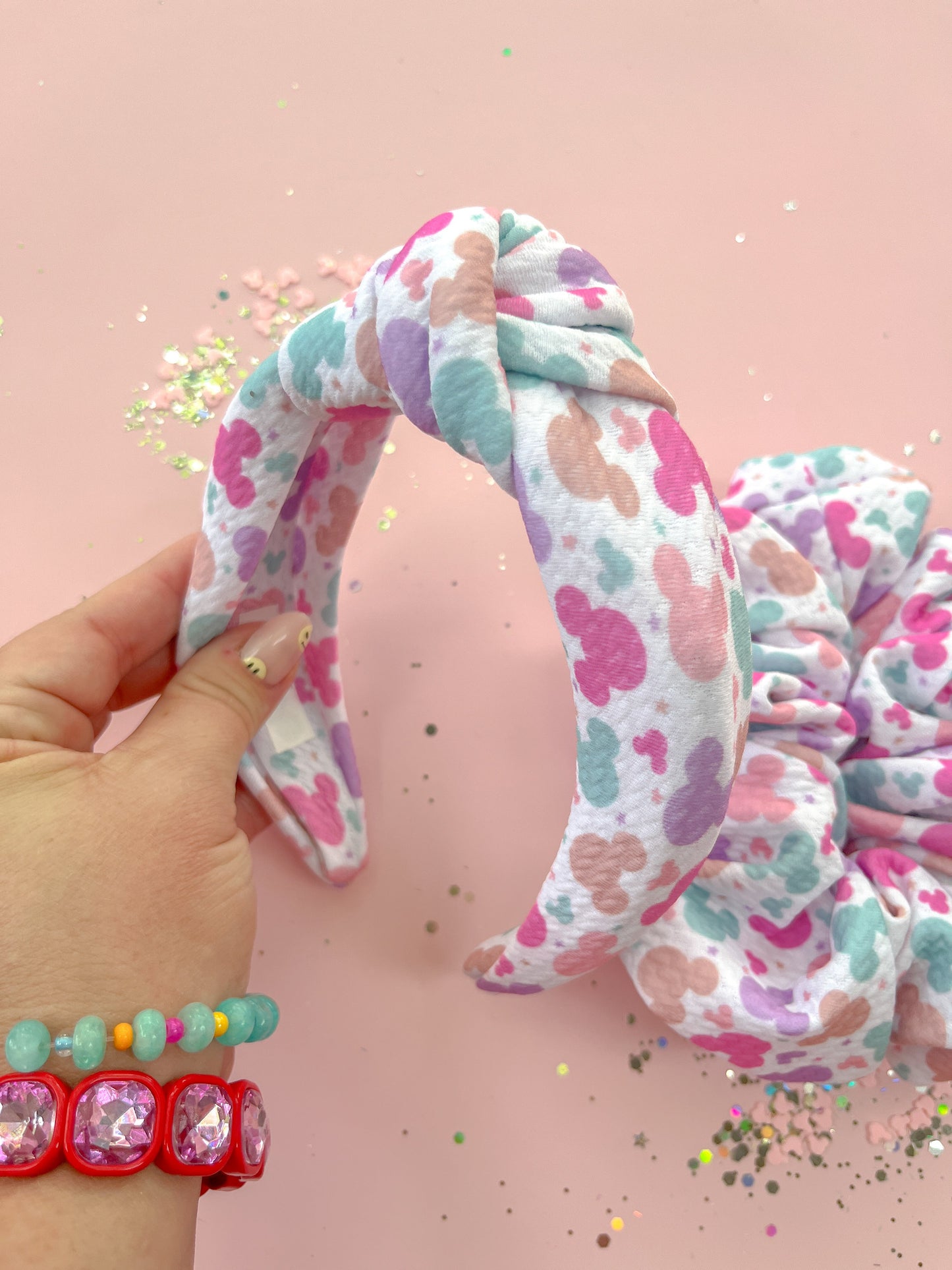 Mouse Head Knotted Headband