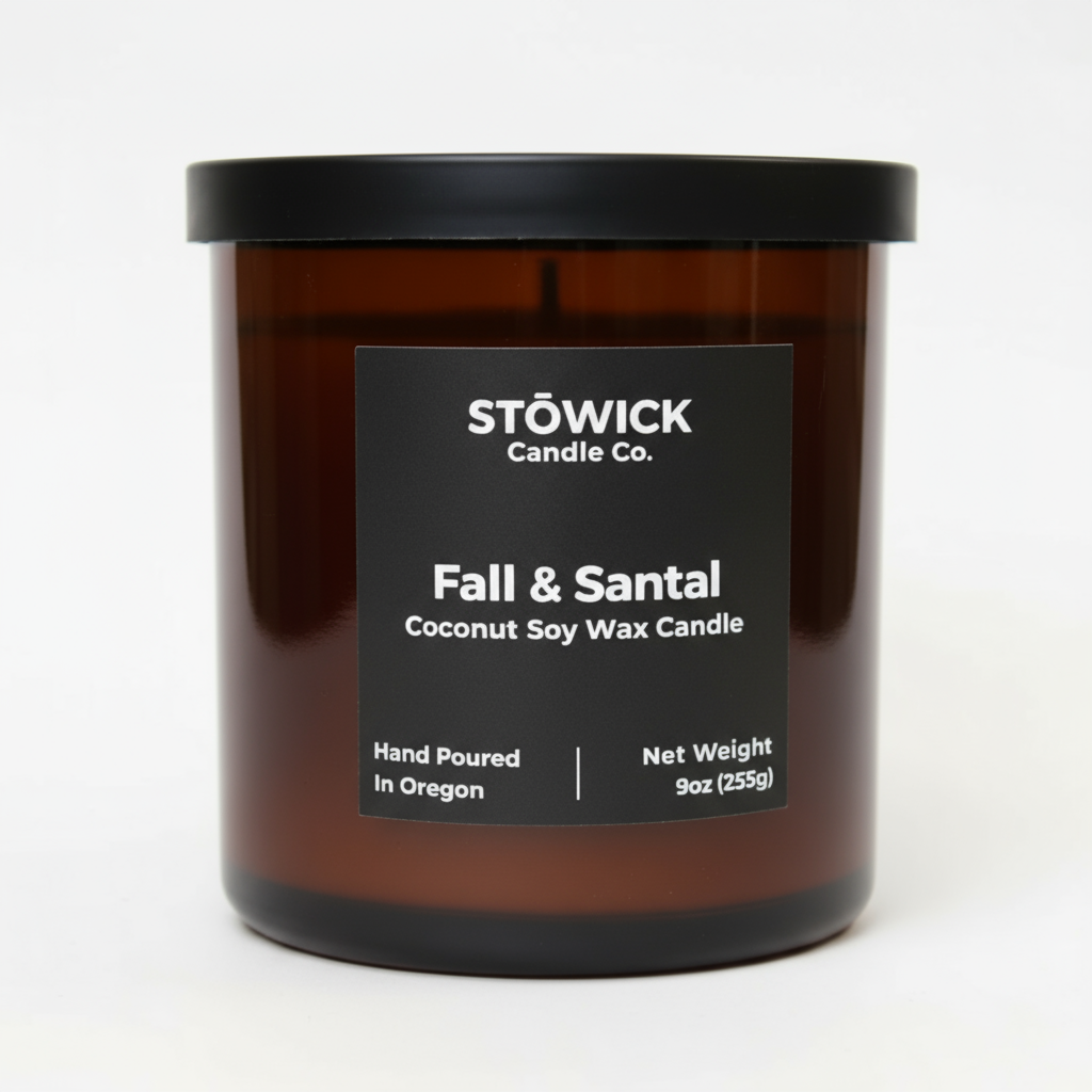 Fall And Santal Tumbler Candle