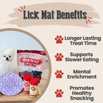 Dog Lick Mats with Suction Cups
